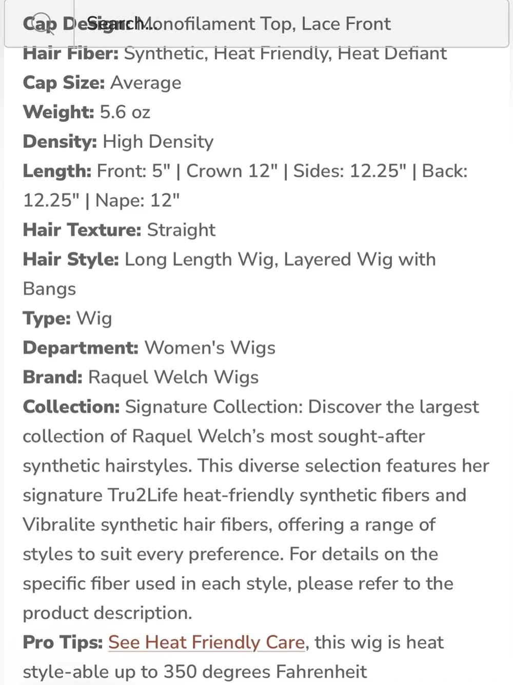 Raquel Welch tru2life i’m